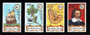 BARBADOS  SC# 428-431  FVF/MOG