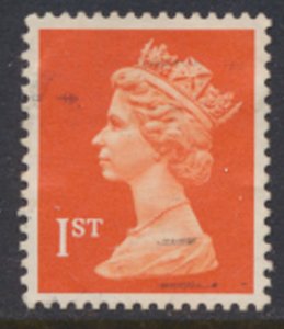 GB Machin 1st  SG 1514 SC#  MH187 FU  Litho Questa  see scan details  