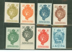 Liechtenstein #18-25 Mint (NH) Single (Complete Set)