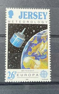 (9166) JERSEY 1991: Sc# 561 METEOSAT WEATHER SATELLITE EUROPA CEPT - MNH VF