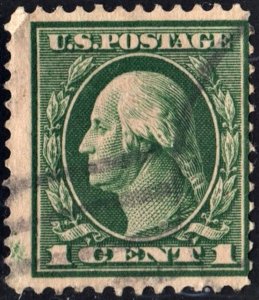 SC#405 1¢ Washington (1912) Used