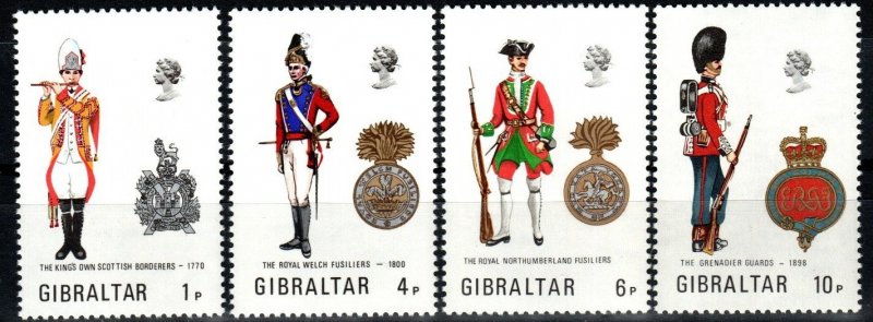 Gibraltar #299-302   MNH CV $6.75 (X1329)