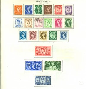 collection on pages EO: Great Britain 1951-69 CV $300