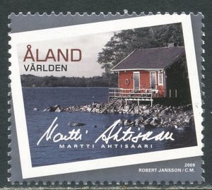 ALAND Sc#203 2009 Martti Ahtisaari Cabin Complete OG Mint NH