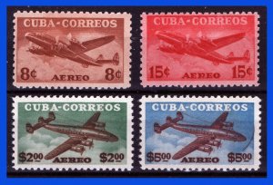 1953 - Cuba - Scott n  C 75 / C 78 - MLH - Lujo - CU- 22