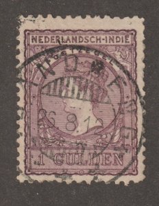 EDSROOM-16449 Netherlands Indies 59a Used SON Aug 26, 1912 Cancel