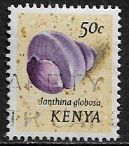 Kenya #42 Used Stamp - Seashell