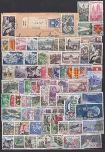 France -  1954/1963  stamp lot - (2963)