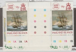 Falkland Islands Scott #481-484 Gutters Stamp - Mint NH Set