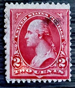 US #252 USED very light cancel