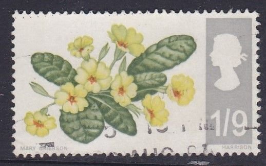 G Britain - 1967 - British Wild Flowers - Primrose- 1/9d - Used