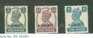 Kuwait #59/60/68 Unused Single