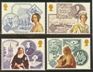 GB MNH Scott 1188-1191, 1987 Accession of Queen Victoria, complete set of 4, Fre