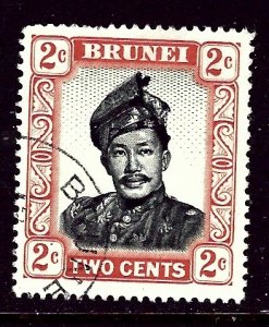 Brunei 84 Used 1952 issue  rounded corner    (ap4298)