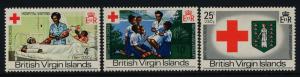 Virgin Islands 226-8 MNH Red Cross, Medicine, Crest