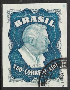 BRAZIL 1949 Franklin Delano Roosevelt Airmail Sc C76 VFU