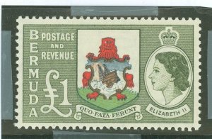 Bermuda #162v Unused Single