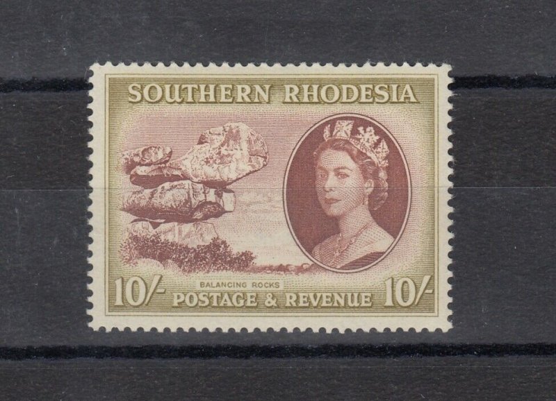 Southern Rhodesia 1953 10/- SG91 MNH J9633