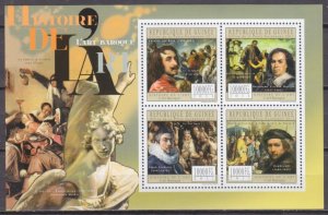 2011 Guinea 8798-801KL History of Art - Baroque 16,00 €