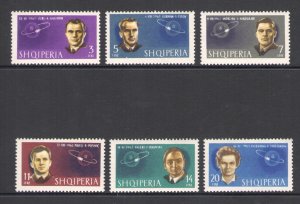 1963 ALBANIA - Soviet Cosmonauts No. 635-40 - MNH**