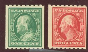 United States #390-391  Multiple