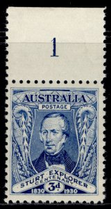AUSTRALIA GV SG118, 3d blue, M MINT. CONTROL