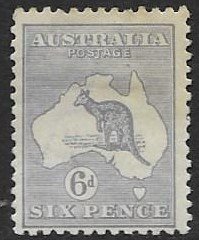 Australia 48    1915   6d   fine unused