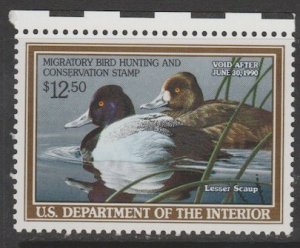 U.S. Scott Scott #RW56 Duck Stamp - Mint NH Single