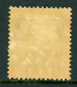 Iceland 1922 Overprint 10a on 5a Green Scott # 139 Mint D423 