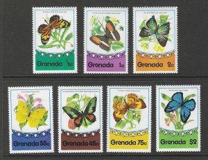 Grenada MNH Sc# 660-6 Butterflies