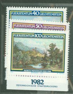 Liechtenstein #744-6  Single (Complete Set)