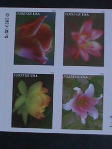 ​UNITED STATES- GARDEN BEAUTY-LOVELY FLOWERS-FOREVER MNH BOOKLET VERY FINE