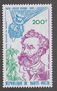 Burkina Faso # C257, Jules Verne - Writer, Mint NH, 1/2 Cat.