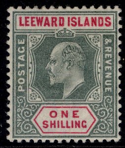 LEEWARD ISLANDS EDVII SG26, 1s green & carmine, M MINT. Cat £12.