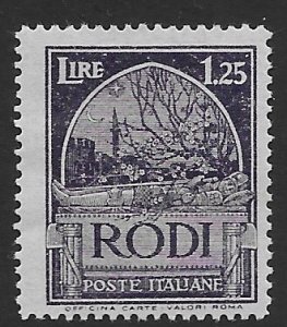 Italy-Rhodes 21  1929   1.25 L   fine mint  hinged