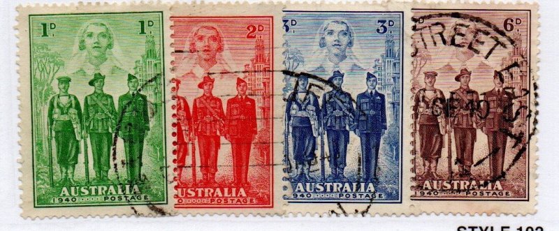 Australia 184-187 Used Set