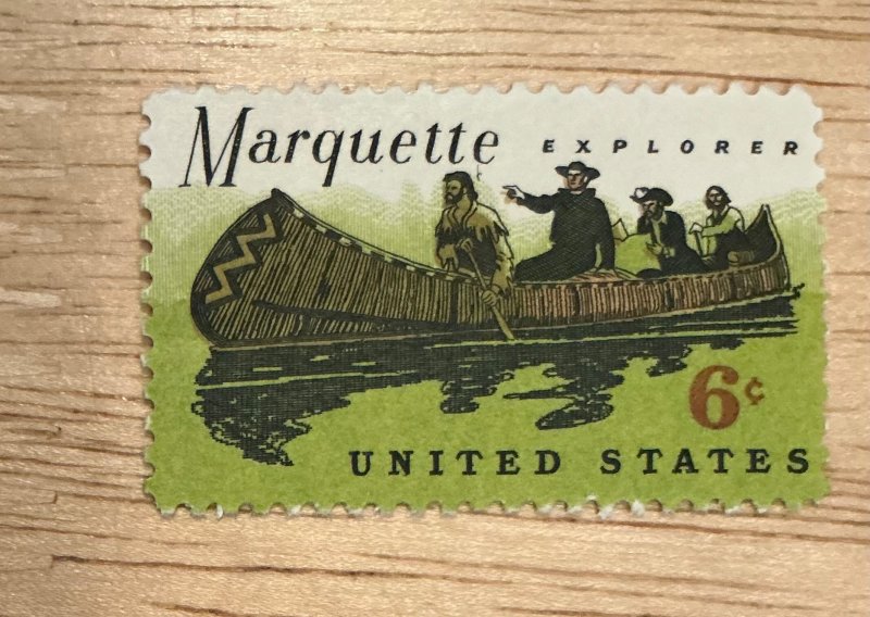 US SCOTT 1356 MNH 6c FATHER MARQUETTE ISSUE 1968