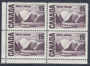 Canada Scott 463ii LL Cnr Blk MNH - 1967-72 Centennial Issue
