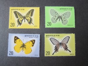 Korea 1976 Sc 1006-9 set MNH