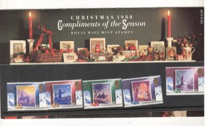 GREAT BRITAIN PRESENTATION PACK MNH: 1988 CHRISTMAS