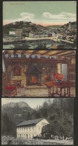 Vintage postcards Mostly Europe 100 views of towns ruins churches coast color/BW