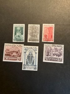 Stamp Luxembourg Scott #B86-91 used