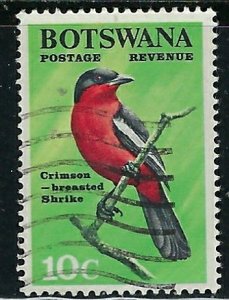 Botswana 25 Used 1967 Bird (fe6004)