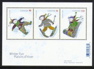 Canada #2291 mint SS Christmas 2008 Issue