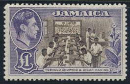 Jamaica SG 133a  SC# 141  Mint VL hinge     see details