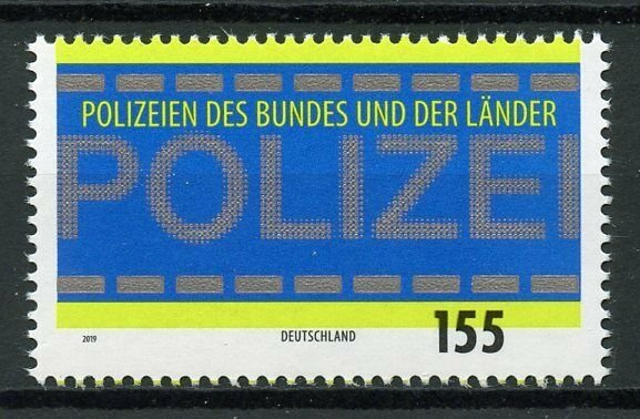 Germany 2019 MNH Police 1v Set Stamps