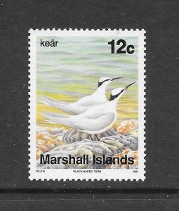 BIRDS - MARSHALL  ISLANDS #349 BLACK-NAPED TERN MNH