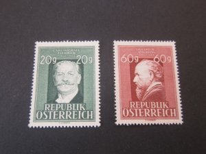 Austria 1948 Sc 516,519 MNH