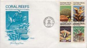 United States, First Day Cover, Marine Life