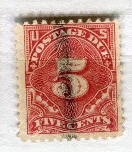 USA; 1890s early classic Postage Due fine used shade of 5c. value